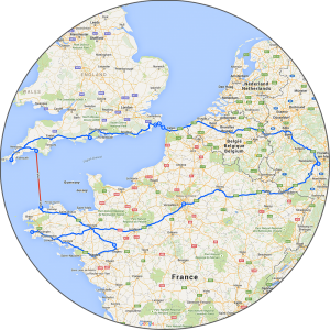 Unsere Reiseroute